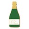 Champagne Bottle Cookie Cutter 4.5 in B1561, CookieCutter.com, Tin Plated Steel, Handmade in the USA